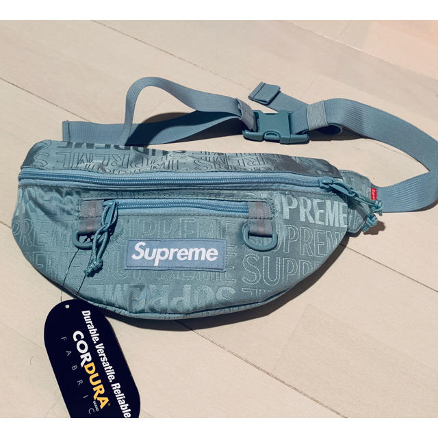 バッグsupreme 2019SS Waist Bag ウエストバッグ 水色
