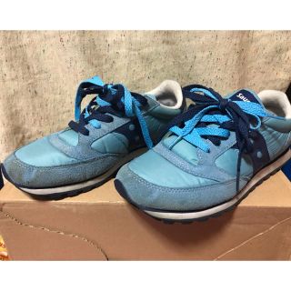 サッカニー(SAUCONY)のサッカニー JAZZ LOW PRO ジャズ ロウ プロ LIGHT BLUE(スニーカー)