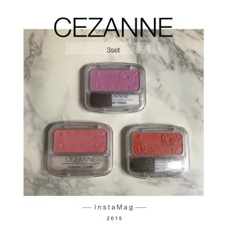 セザンヌケショウヒン(CEZANNE（セザンヌ化粧品）)のセザンヌ◡̈❤︎ナチュラルチークN 3点セット(チーク)