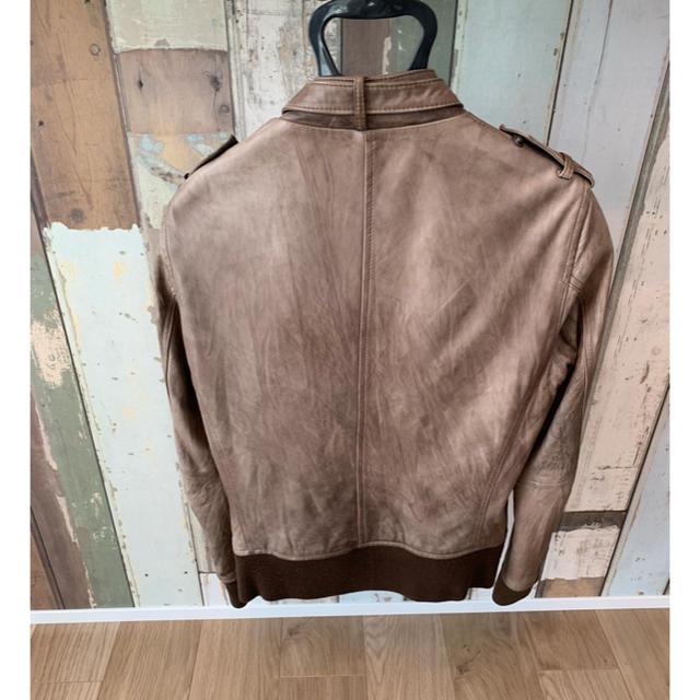 定価10万 Stra Raggio ラムレザー ジャケット メンズのジャケット/アウター(レザージャケット)の商品写真
