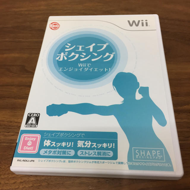 シェイプボクシング Wii エンタメ/ホビーのゲームソフト/ゲーム機本体(家庭用ゲームソフト)の商品写真