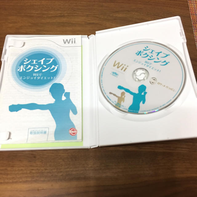 シェイプボクシング Wii エンタメ/ホビーのゲームソフト/ゲーム機本体(家庭用ゲームソフト)の商品写真