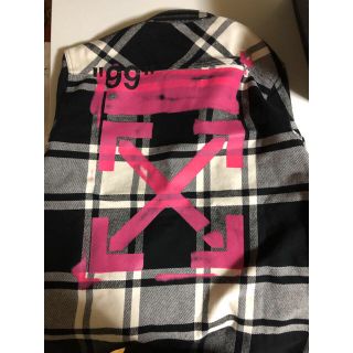 オフホワイト(OFF-WHITE)のOFF-WHITE STENCIL FLANNEL SHIRT(シャツ)