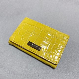 ケイトスペードニューヨーク(kate spade new york)の【kate spade new york】名刺入れ｜イエロー(名刺入れ/定期入れ)