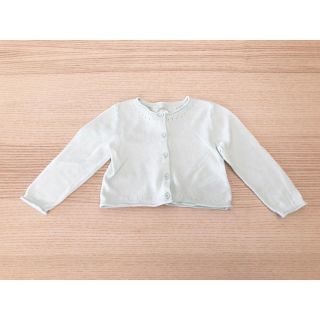 ベビーギャップ(babyGAP)のbabyGAP カーディガン  18-24m 90 ミントグリーン(カーディガン)