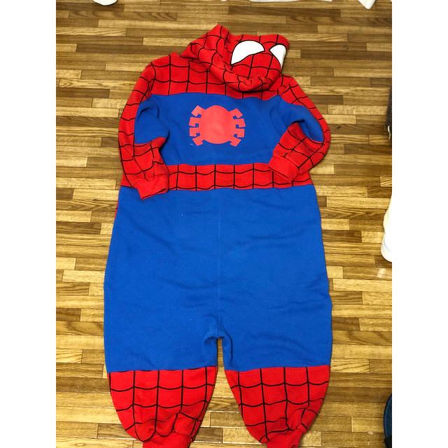 MARVEL(マーベル)のスパイダーマン 着ぐるみパジャマ キッズ/ベビー/マタニティのキッズ服男の子用(90cm~)(パジャマ)の商品写真