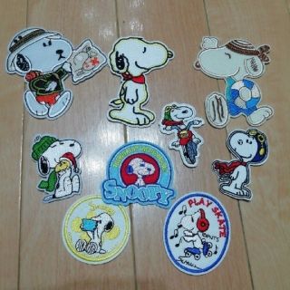 スヌーピー(SNOOPY)の新品未使用　スヌーピー　SNOOPY　ワッペン　アイロンワッペン　刺繍(各種パーツ)