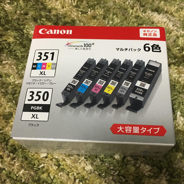 Canon(キヤノン)の［MOFU様専用］キャノン インク BCI351XL350XL/6MP スマホ/家電/カメラのPC/タブレット(PC周辺機器)の商品写真