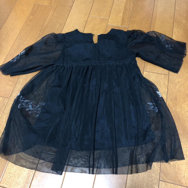 ZARA KIDS(ザラキッズ)のザラベイビー 刺繍 チュール ワンピース キッズ/ベビー/マタニティのベビー服(~85cm)(ワンピース)の商品写真