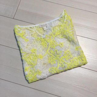 アンソロポロジー(Anthropologie)の新品✨アンソロポロジーレースカットソー(カットソー(半袖/袖なし))