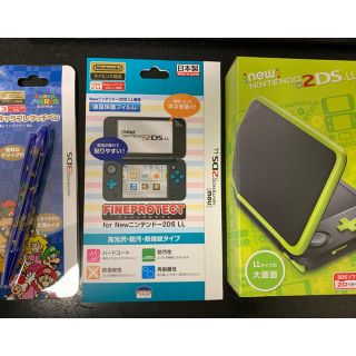 ニンテンドー2DS(ニンテンドー2DS)のNewニンテンドー2DS LL ブラック×ライム 新品未使用(携帯用ゲーム機本体)