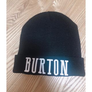 バートン(BURTON)のBURTON 黒 ニット帽 ビーニー(ニット帽/ビーニー)