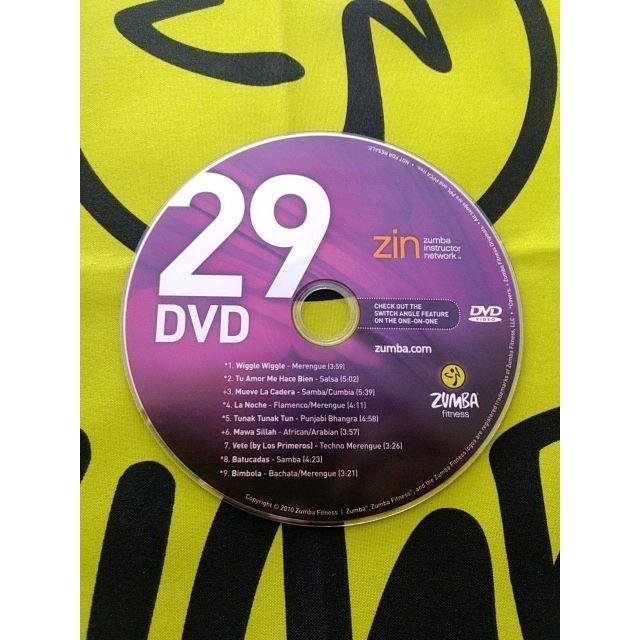 Zumba(ズンバ)のZUMBA　ズンバ　ZIN29　CD＆DVD　インストラクター専用　希少 エンタメ/ホビーのDVD/ブルーレイ(スポーツ/フィットネス)の商品写真