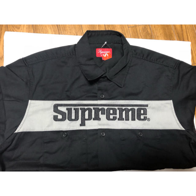 Supreme Racing Work Shirt L 黒