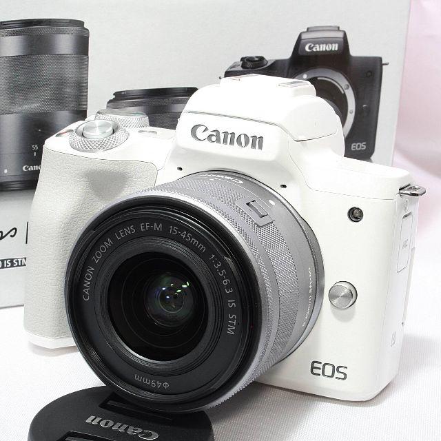 セール2日まで❤️新品未使用❤️Canon EOS Kiss M レンズキット