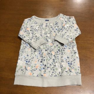 ベビーギャップ(babyGAP)のGAP コットンキルト 小花柄スウェット(トレーナー)