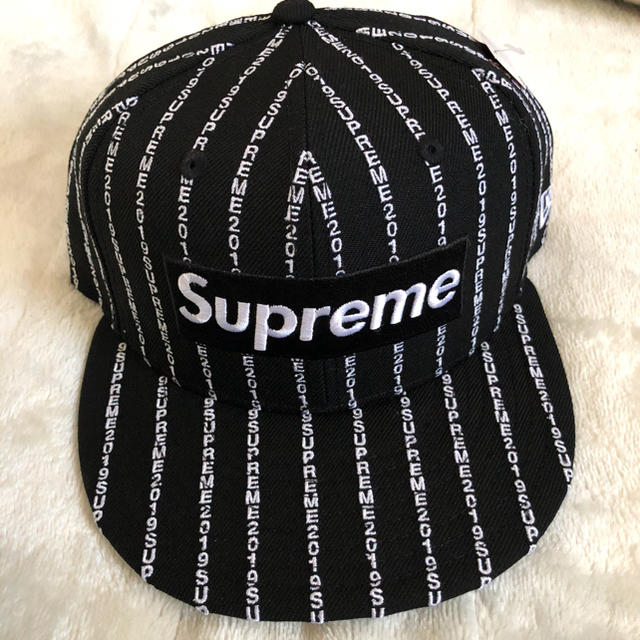 キャップ専用！supreme ニューエラ 2019 ss 立ち上げ サイズ 7 3/8