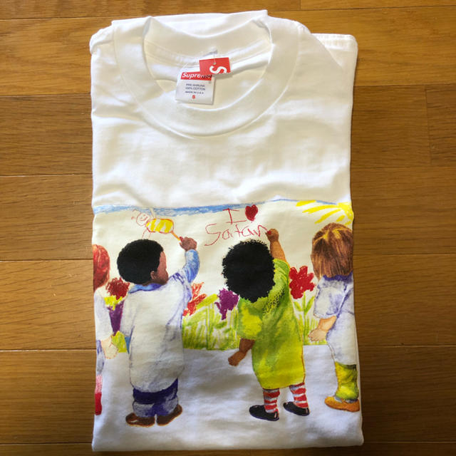 Tシャツ/カットソー(半袖/袖なし)supreme kids tee white S 白 19ss