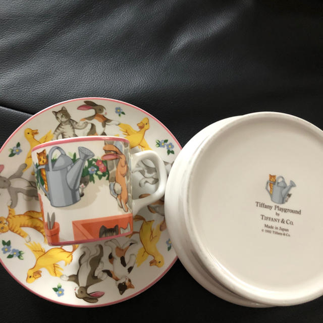 ティファニーカップ＆ソーサー➕同柄皿セット 1