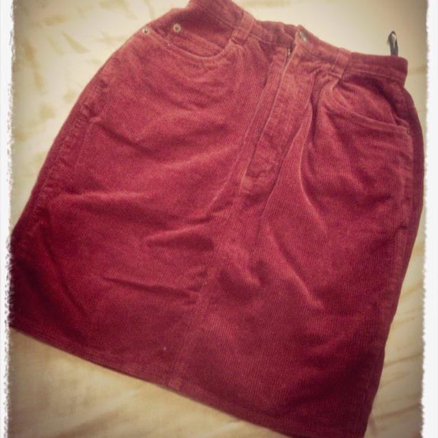 Corduroy skirt レディースのスカート(ミニスカート)の商品写真