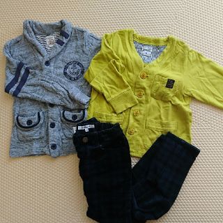 ブランシェス(Branshes)の子供服 男の子 まとめ売り(カーディガン)