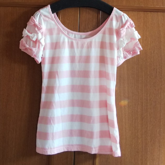 PEACH JOHN(ピーチジョン)のピーチジョン🎀リボンカットソー レディースのトップス(カットソー(半袖/袖なし))の商品写真