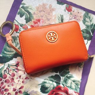 トリーバーチ(Tory Burch)の★ TORY BURCH コイン・キーケース オレンジ ★(コインケース)