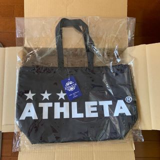 アスレタ(ATHLETA)のATHLETA 保冷トートバッグ Lサイズ BK(応援グッズ)