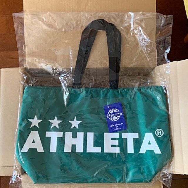 ATHLETA(アスレタ)の運動会 試合の応援に！ ATHLETA 保冷トートバッグ Lサイズ GR スポーツ/アウトドアのサッカー/フットサル(応援グッズ)の商品写真