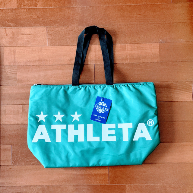 ATHLETA(アスレタ)の運動会 試合の応援に！ ATHLETA 保冷トートバッグ Lサイズ GR スポーツ/アウトドアのサッカー/フットサル(応援グッズ)の商品写真