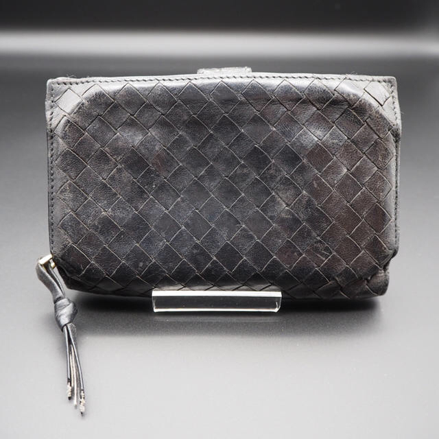 Bottega Veneta(ボッテガヴェネタ)の【15%OFF】ボッテガヴェネタ 二つ折り財布 121060 ブラック メンズのファッション小物(折り財布)の商品写真