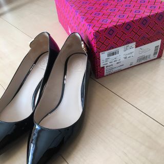 TORY BURCH トリーバーチ エナメル パンプス ヒール9cm