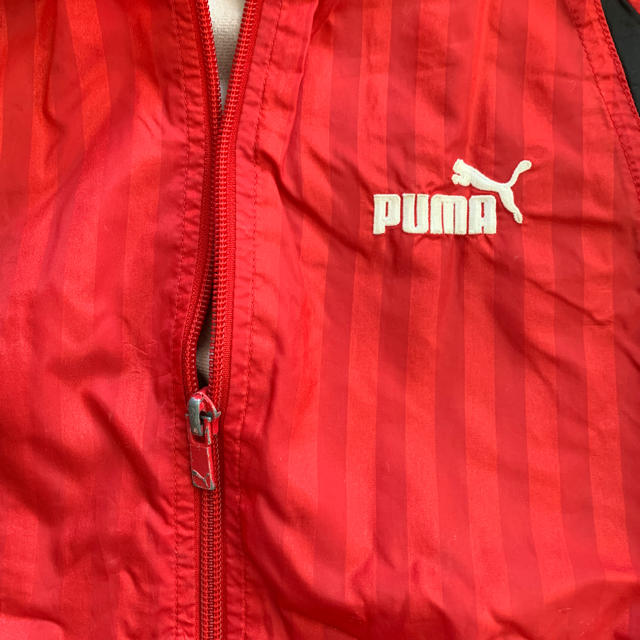 PUMA(プーマ)の【値引き】PUMA  プーマ 130㎝  レッド ウインドブレーカ キッズ/ベビー/マタニティのキッズ服男の子用(90cm~)(ジャケット/上着)の商品写真