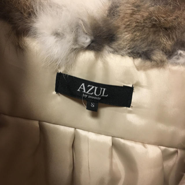 AZUL by moussy(アズールバイマウジー)のAZUL♡ラビットファーコート レディースのジャケット/アウター(毛皮/ファーコート)の商品写真