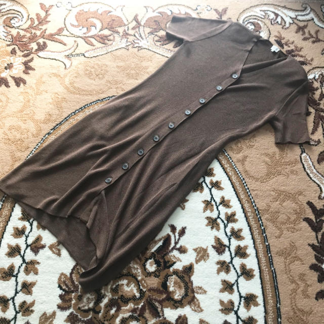 FOXEY BOUTIQUEのサラッと着れるブラウンワンピース/フォクシー あなた