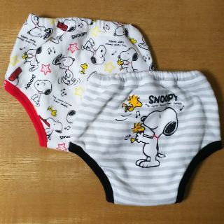 スヌーピー(SNOOPY)のトレーニングパンツ スヌーピー 80サイズ 2枚組(トレーニングパンツ)