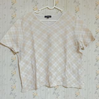 バーバリー(BURBERRY)のBurberry♡"パステルチェック 綿100%(カットソー(半袖/袖なし))