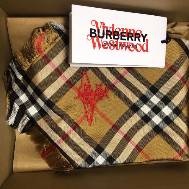 Vivienne Westwood(ヴィヴィアンウエストウッド)の限界値下げ viviennewestwood burberry コラボ ネクタイ メンズのファッション小物(ネクタイ)の商品写真