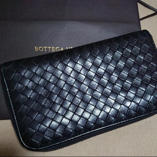 ボッテガヴェネタ(Bottega Veneta)のヒロ様専用 美品 ボッテガヴェネタ 長財布 ブラック 黒(長財布)
