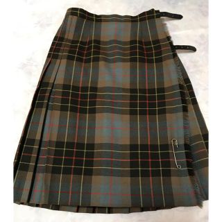 バーバリー(BURBERRY)のチェック プリーツスカート  美品(ひざ丈スカート)