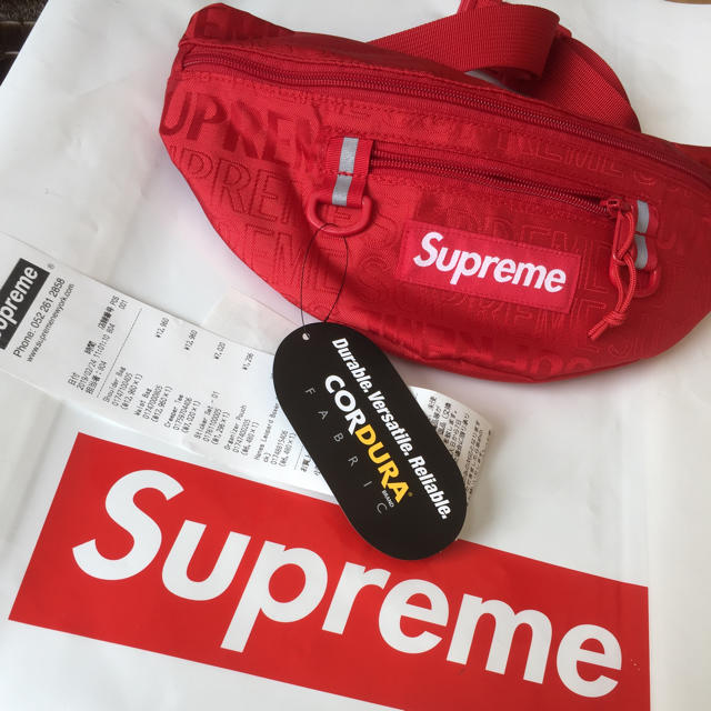 Supreme - supreme waist bag REDの通販 by k's shop｜シュプリームならラクマ