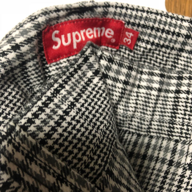 Supreme - Supreme Work Pant 34 グレーチェックの通販 by ブッシュ