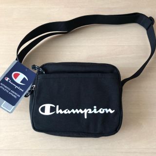 チャンピオン(Champion)のチャンピオン ショルダーバッグ ブラック 黒 新品 タグ付き 男女兼用 お揃い(ショルダーバッグ)