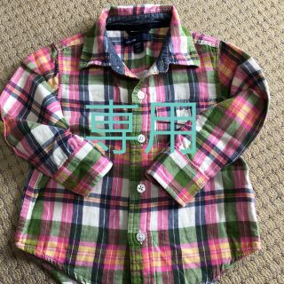 ベビーギャップ(babyGAP)のbabyGap チェックシャツ 95センチ(Tシャツ/カットソー)