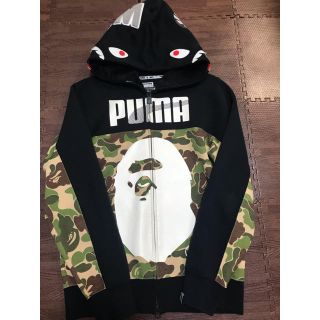 アベイシングエイプ(A BATHING APE)のA BATHING APE×PUMAコラボパーカー(パーカー)