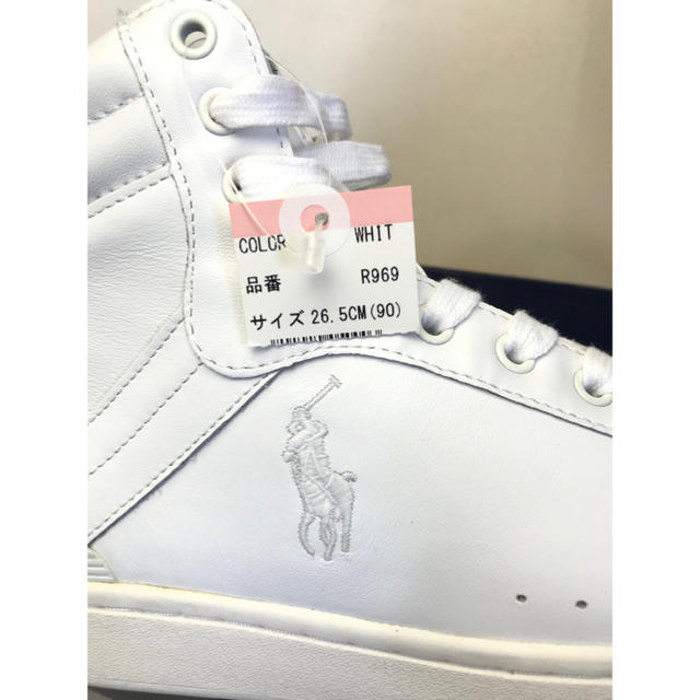 POLO RALPH LAUREN(ポロラルフローレン)の【新品未使用】RALPH LAUREN  26.5センチ ハイカットスニーカー メンズの靴/シューズ(スニーカー)の商品写真