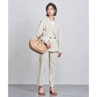 ユナイテッドアローズ(UNITED ARROWS)の超美品ユナイテッドアローズ18SS UBCB L/R/PU リネンスーツ 38(テーラードジャケット)