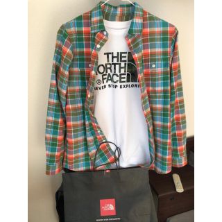 ザノースフェイス(THE NORTH FACE)のthe north face ネルシャツとロゴTシャツLセット(シャツ)