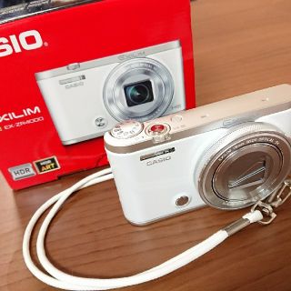 カシオ(CASIO)のCASIO
EX-ZR4000 ホワイト(コンパクトデジタルカメラ)