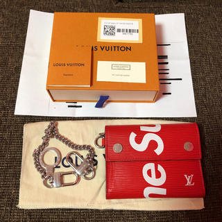 ルイヴィトン(LOUIS VUITTON)のLouis Vuitton×Supreme 財布 エピ (折り財布)
